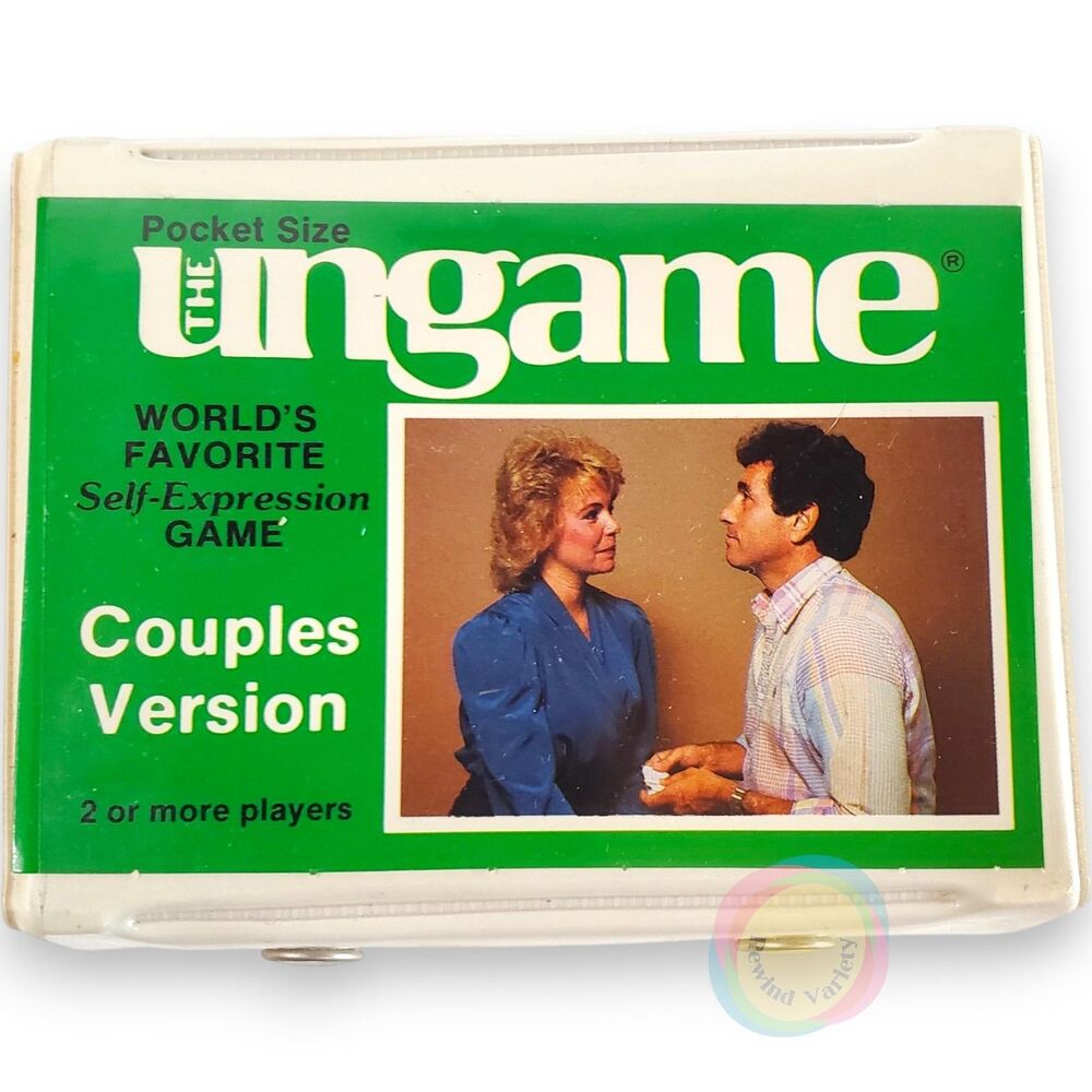 Vintage 1983 The Ungame Couples Pocket Edition Complete